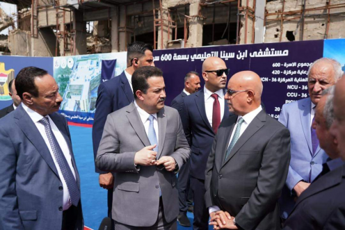 السوداني يرسي حجر الأساس لمشروعي فندق الموصل الدول