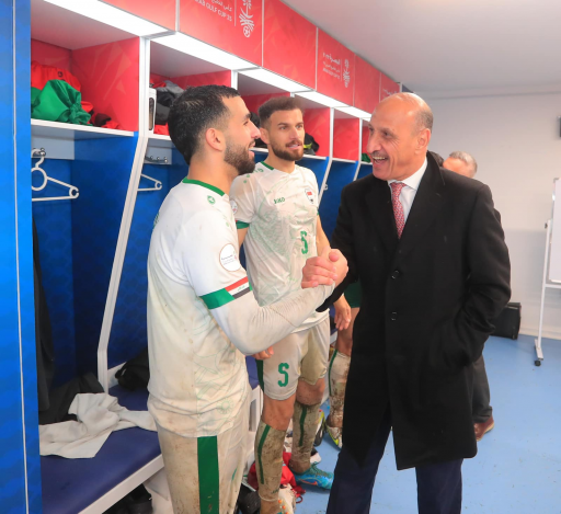 بالصور .. اتحاد الكرة يهنئ أعضاء منتخبنا الوطنيّ ل