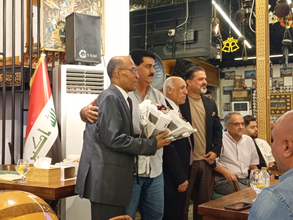 دار البصرة الثقافية تحتفي بالملحن طارق شعبان وتستذ