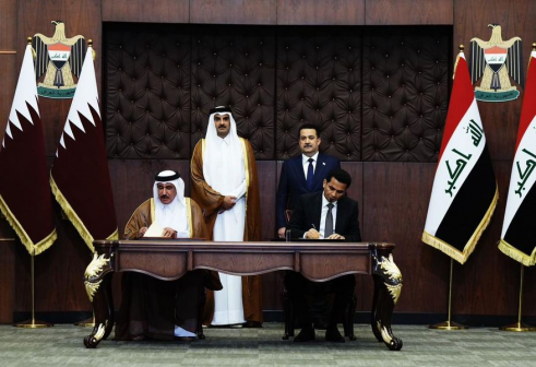  السوداني وأمير قطر يرعيان مراسم توقيع إعلان/ نواي