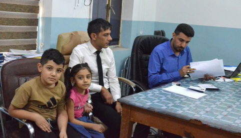 تربية النجف تستقبل أول دفعة من الطلبة النازحين الل