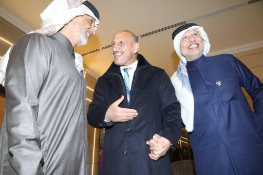 بالصور ... درجال مع رئيسي الاتحادين لكرة القدم الق