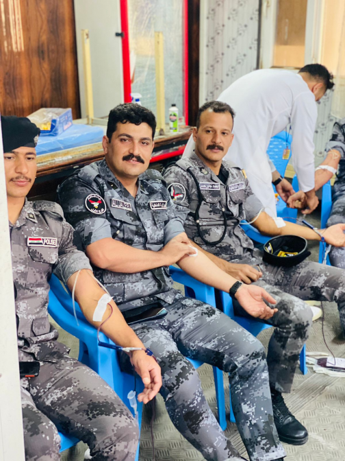 مستشفى القرنة العام بالبصرة  ينظم حملة للتبرع بالد
