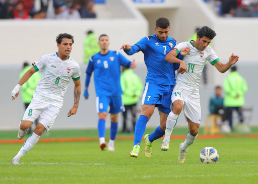 العراق يفوز على الكويت وديا بهدف علي فائز تحضيرا ل