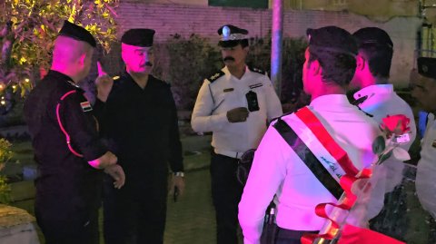 مسيرة أمنية وشعبية في شوارع البصرة احتفاءً بيوم ال