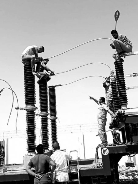 انجاز أعمال نصب وتشغيل محطة سفوان المتنقلة وإدخاله