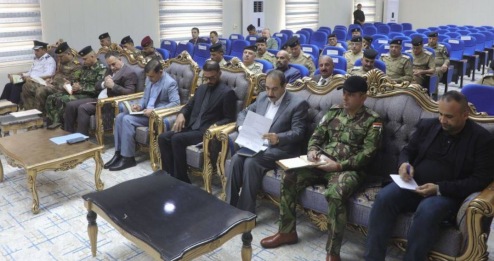 مؤتمر الأمني في النجف الخاص بمناقشة الخطة الأمنية 