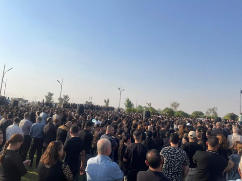وزير الصحة يشارك في قداس تشييع ضحايا الحريق في الح