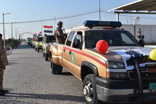 قيادة عمليات البصرة تحتفل بالذكرى السابعة ليوم الن