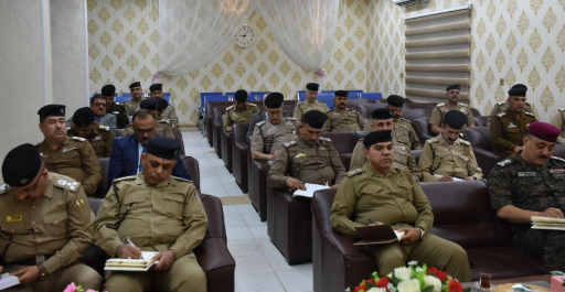 شرطة البصرة تناقش الوضع الأمني وتطويره في المحافظة