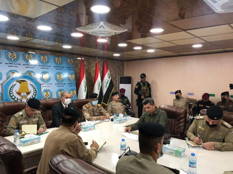 وزير الداخلية يزور نينوى ويلتقي عددا من القادة الأ