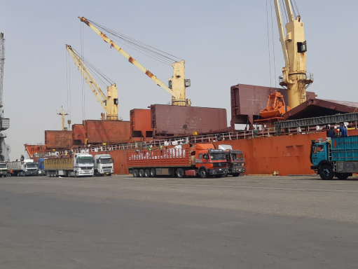 الموانئ تعتزم استقبال اكبر سفينة على ارصفة ميناء أ