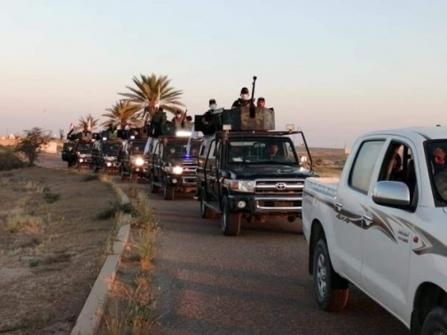 الحشد ينفذ عملية مشتركة واسعة في حزام بغداد وصحراء