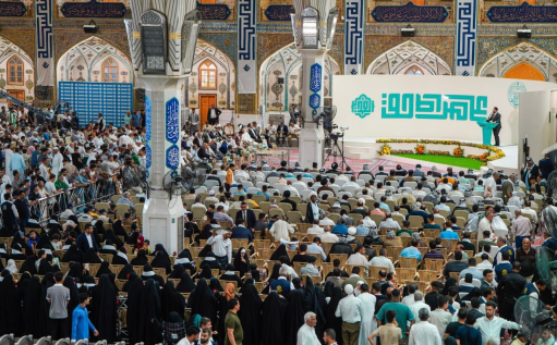 أنتهاء مراسيم زيارة عيد الغدير في  النجف الاشرف دو