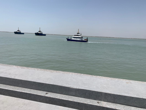مدير عام الموانئ يعلن انجاز الرصفين (3) و(4) في مي