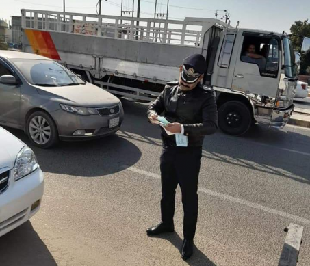 مرور النجف : تشكل مفارز مرورية  لمحاسبة المخالفين 