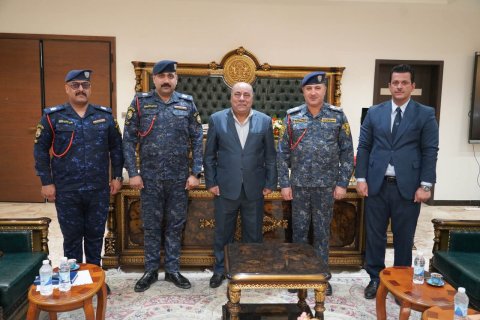 نقيب الصحفيين العراقيين يبحث مع مدير الاعلام والتو