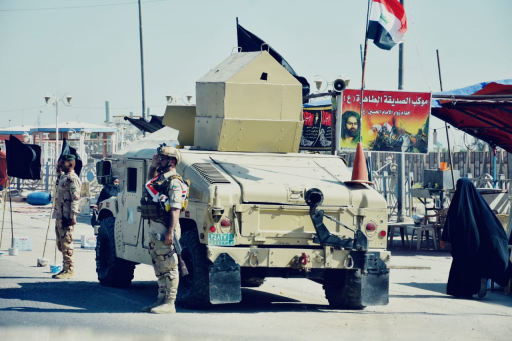 انتشار للقوات الامنية في البصرة على طريق الزائرين 