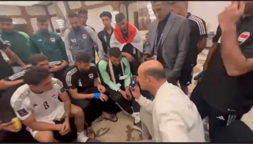 بعد الفوز على اليابان ...  السوداني مخاطبا  بعثة ا