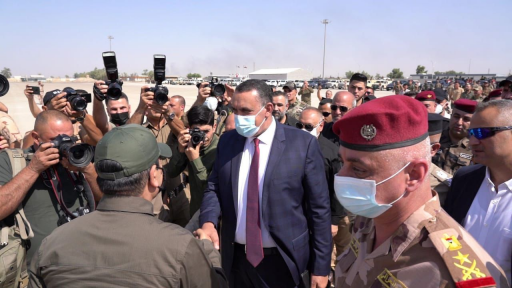 وزير الدفاع يصل مع وفد امني رفيع الى كركوك