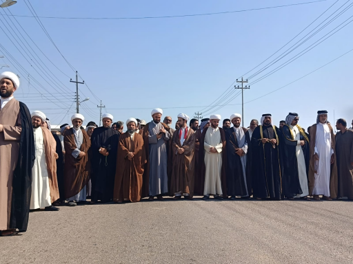 تظاهرة في شمالي البصرة تطالب بتحسين الواقع الخدمي 