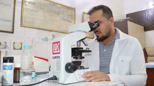 شركة لوك أويل تجهز مستشفى المدينة العام ومركزين صح
