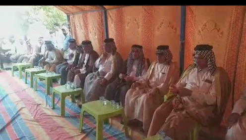 الشيخ كامل الزركاني مخاطبا افراد عشيرته في البصرة 