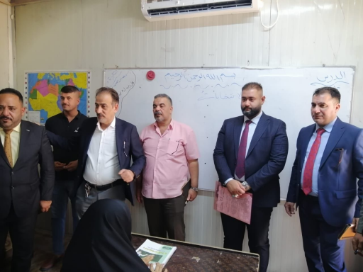 فريق من حقوق الانسان في العراق يطلع على اوضاع سجن 