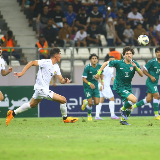 العراق يتعادل مع  الاردن في منافسات غرب اسيا دون 2