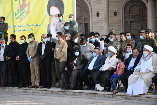 الحشد الشعبي في البصرة يحتفل بالذكرى السنوي السادس