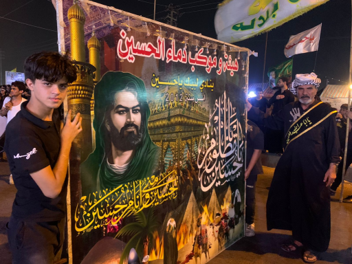 بالصور ... البصرة تحيي ليلة العاشر من محرم ذكرى اس