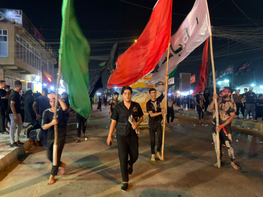 بالصور ... البصرة تحيي ليلة العاشر من محرم ذكرى اس
