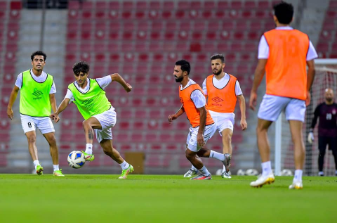 منتخبنا الوطني يكثف تدريباته تحضيراً لمواجهة سوريا