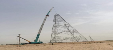 انجاز خط الضغط الفائق ( رميله غازيه- خور الزبير) و