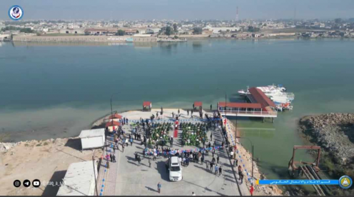 جامعة البصرة تفتتح مرسى  التكسي النهري لنقل طلبتها