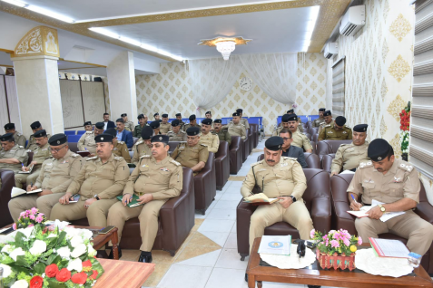 شرطة البصرة تناقش خطتها الامنية  بمناسبة عيد الاضح