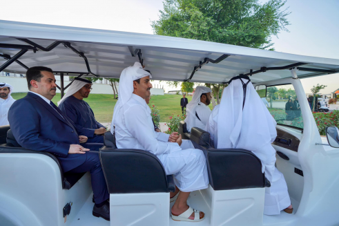 بالصور .. مشاركة السوداني في افتتاح معرض إكسبو قطر