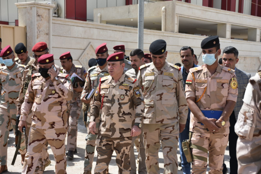 القوات الامنية في البصرة تجري ممارسة خطة حماية الم