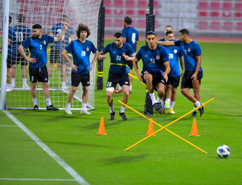 المنتخب الوطني يكثف تدريباته قبل مواجهة كوريا الجن