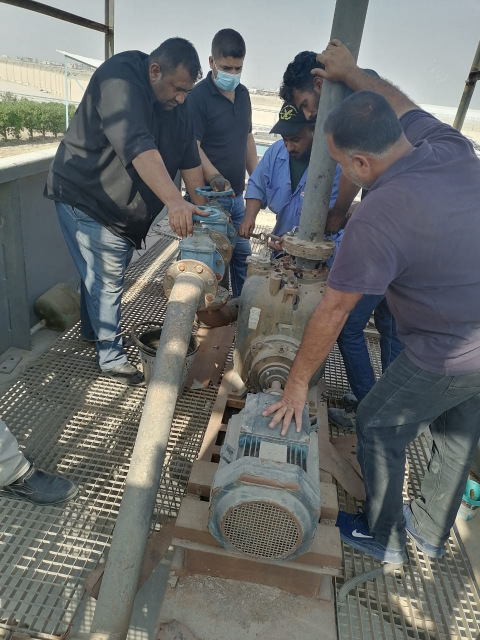 مدير مجاري البصرة : يؤكد حل مشكلة طفوحات القبلة وي