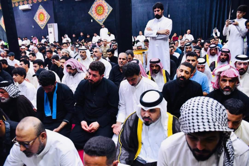 اهالي سفوان غربي البصرة يقيمون مجلس عزاء للمواطن ا