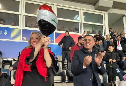 تحت  اجواء ممطرة ....العراق يهزم السعودية بهدفين د