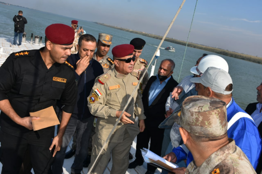  قائد عمليات البصرة :إيجاد ألية مناسبة لمنع تدفق ا