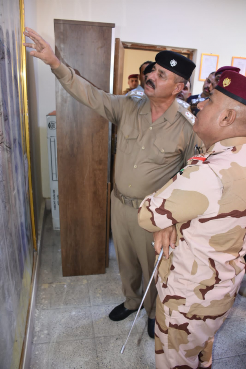 قائد عمليات البصرة يتدارس مع قائد الشرطة الجديد ال