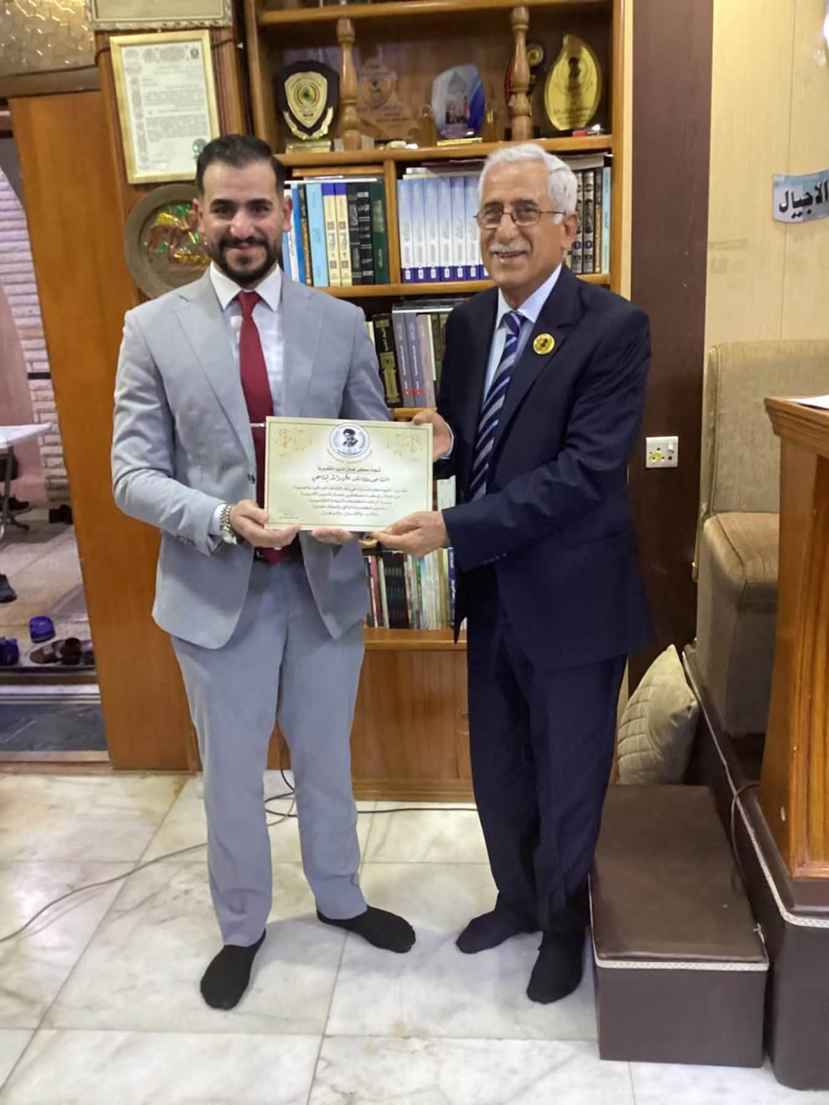 رابطة مصطفى جمال الدين الأدبية في البصرة تحتفي برو