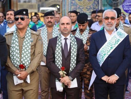  العتبة العلوية تقيم مراسم رفع راية( من كنت مولاه 