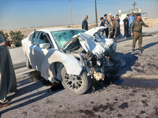 مصرع مواطن واصابة اثنين بحادث تصادم ثلاث عجلات في 