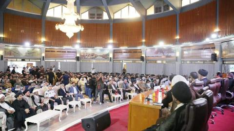 وفد لجنة تنظيم صلاة الجمعة الموحدة يصل الى البصرة