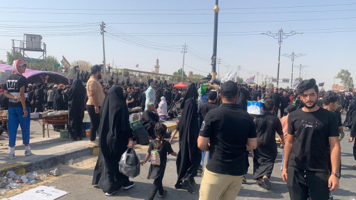 بالصور .... اهالي البصرة  يحيون ذكرى وفاة الرسول م