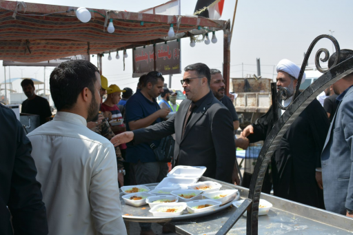 النائب احمد الربيعي يتابع ميدانياً عملية تفويج الز